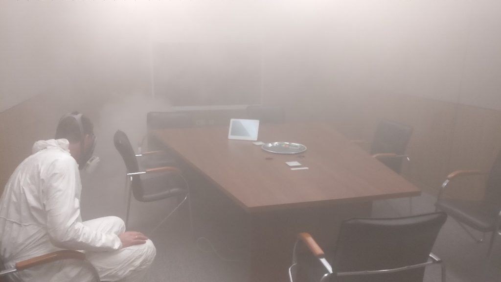 Сухой туман от запахов. Обработка сухим туманов в Курске. Цены